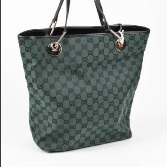 Gucci Eclipse Vintage GG Monogram Canvas / Leather Bucket Tote Bag. - Picture 1 of 17